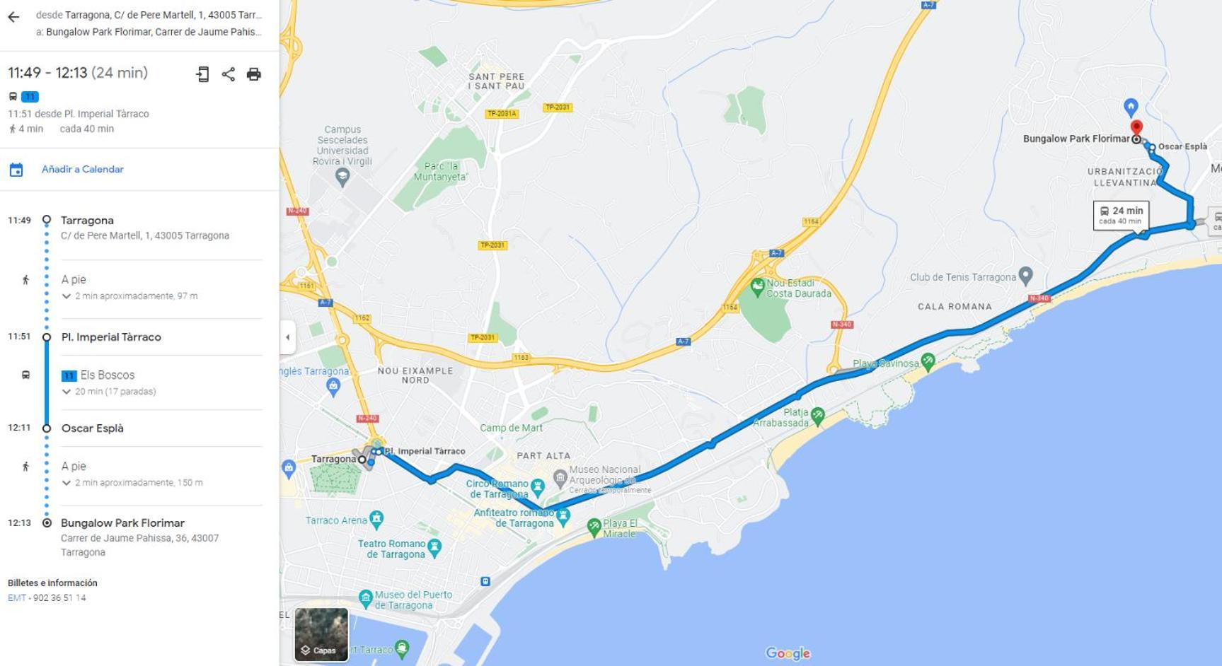 Acogedor Bungalow Park Florimar تاراغونا المظهر الخارجي الصورة